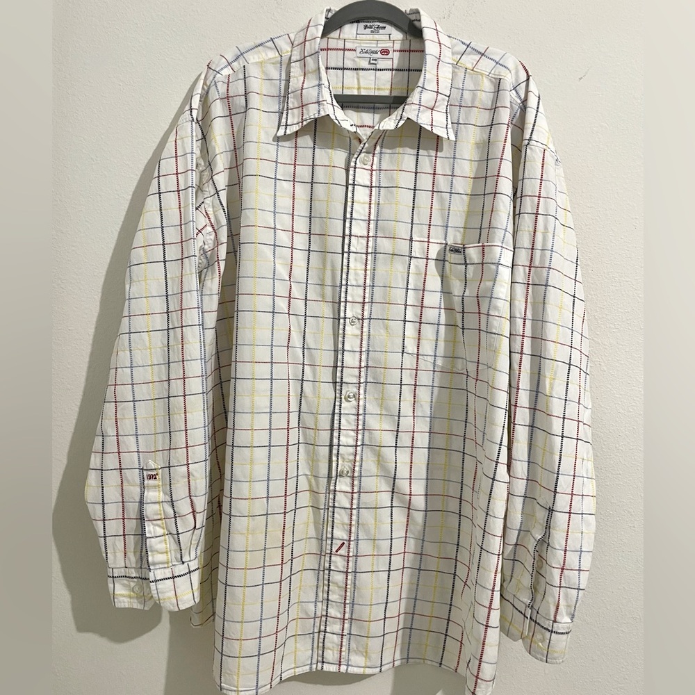 Ecko Unltd Men's Multicolor Checkered Shirt